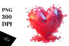 Broken Heart Love Clipart |T-shirt, Mug, Tumbler Product Image 8