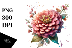 Zinnia PNG Product Image 1