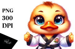 Goofy Baby Duck in Karate Outfit Product Image 1