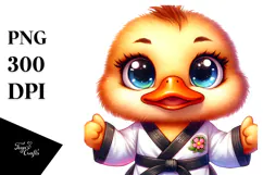 Goofy Baby Duck in Karate Outfit Product Image 1