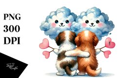 Cloud Brittany Sticker Product Image 1