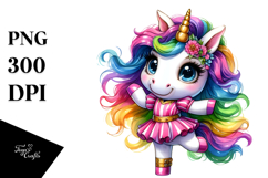 Funny Dancing Unicorn PNG Product Image 1