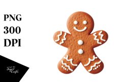 Simple Gingerbread Man PNG Product Image 1