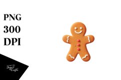 Simple Gingerbread Man PNG Product Image 1