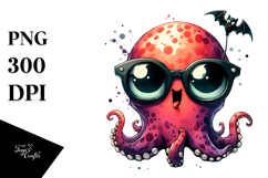 Funny Tiny Kraken PNG Product Image 1