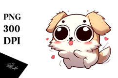 Ridiculously Cute Dog Jumping Mid-Air, Transparent PNG Product Image 1