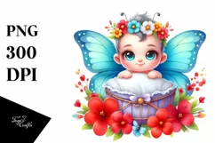 Colorful Baby Butterfly | Clipart Product Image 3
