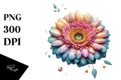 Vibrant Pastel Gerbera PNG Product Image 3