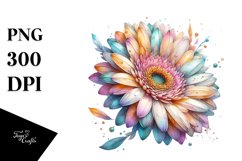 Vibrant Pastel Gerbera PNG Product Image 3