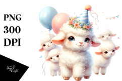 Cute Baby Lamb, High-Res PNG Product Image 1