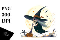 Funny WITCH PNG Product Image 1