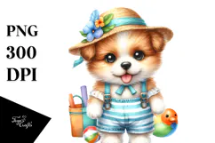 Cute Baby Puppy PNG Product Image 1