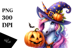 Unicorn Halloween | Clipart Product Image 1