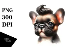 Expressive French Bulldog PNG Product Image 1