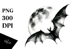 Very Simple Bat, High-Res PNG Product Image 1