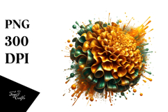 Shiny Marigold PNG Product Image 1