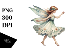 Vintage Dancing Fairy, High-Res PNG Product Image 1