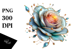 Realistic Rose 3D PNG Product Image 1