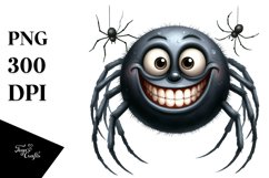 Watercolor Funny Halloween Goofy Smile | Sublimation Clipart Product Image 1