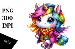 Cute Dancing Unicorn PNG Product Image 1