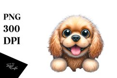 Crazy Looking Cocker Spaniel Watercolor Product Image 3