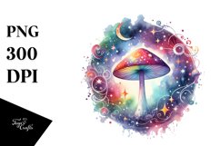 Colorful Magical Celestial Mushroom Product Image 1