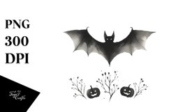 Simple Halloween Bat | Clipart Product Image 3