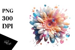 Glossy Gerbera | Clipart Product Image 3