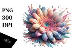 Glossy Gerbera | Clipart Product Image 3