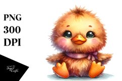 Colorful Smiling Plush Duck | Clipart Product Image 1