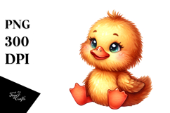 Colorful Smiling Plush Duck | Clipart Product Image 1