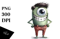 Funny Standing Character with Goofy Smile | Clipart Product Image 1