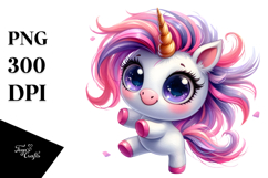 Cute Dancing Unicorn PNG Product Image 1