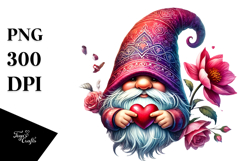 Detailed Gnome with Valentines Hat Product Image 1