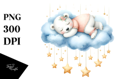 Polar Bear Baby Summer Clipart Product Image 1