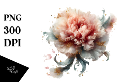 Abstract Detailed Carnation Golden Product Image 1