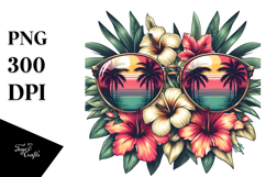 Tropical Flower Sunglasses Product Image 1