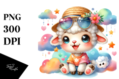 Baby Lamb Cloud PNG Product Image 1