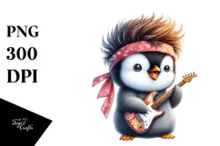 Energic Baby Penguin PNG Product Image 1