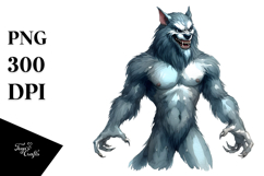 Funny Werewolf PNG Product Image 1