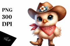 Expressive Baby Macaw Cowboy Boots Clipart Product Image 3