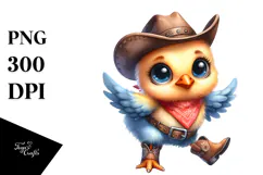 Expressive Baby Macaw Cowboy Boots Clipart Product Image 1