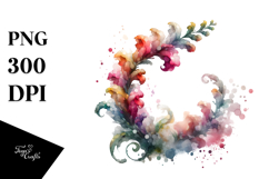 Abstract Watercolor Snapdragon Product Image 1