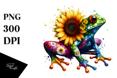 Vibrant Frog PNG Product Image 1