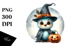 Cute Peacock Halloween Retro Attire PNG Product Image 1