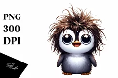 Cute Cartoon Penguin Smiling | Sublimation | Clipart Product Image 3