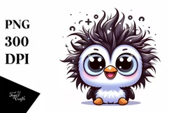 Cute Cartoon Penguin Smiling | Sublimation | Clipart Product Image 3