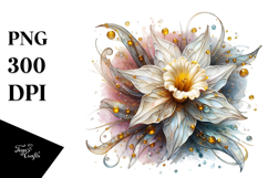 Detailed Daffodil Clipart Product Image 1