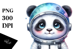 Cute Baby Panda, Astronaut Theme Product Image 1
