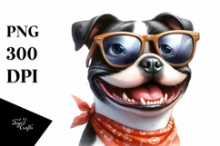 Watercolor Dog Caricature Clipart Product Image 3